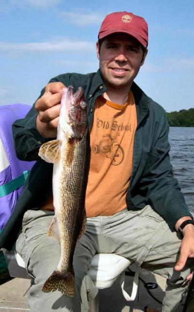 Todd with a decent sauger